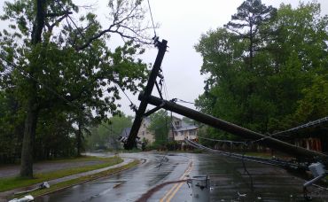 Storm damage repair service